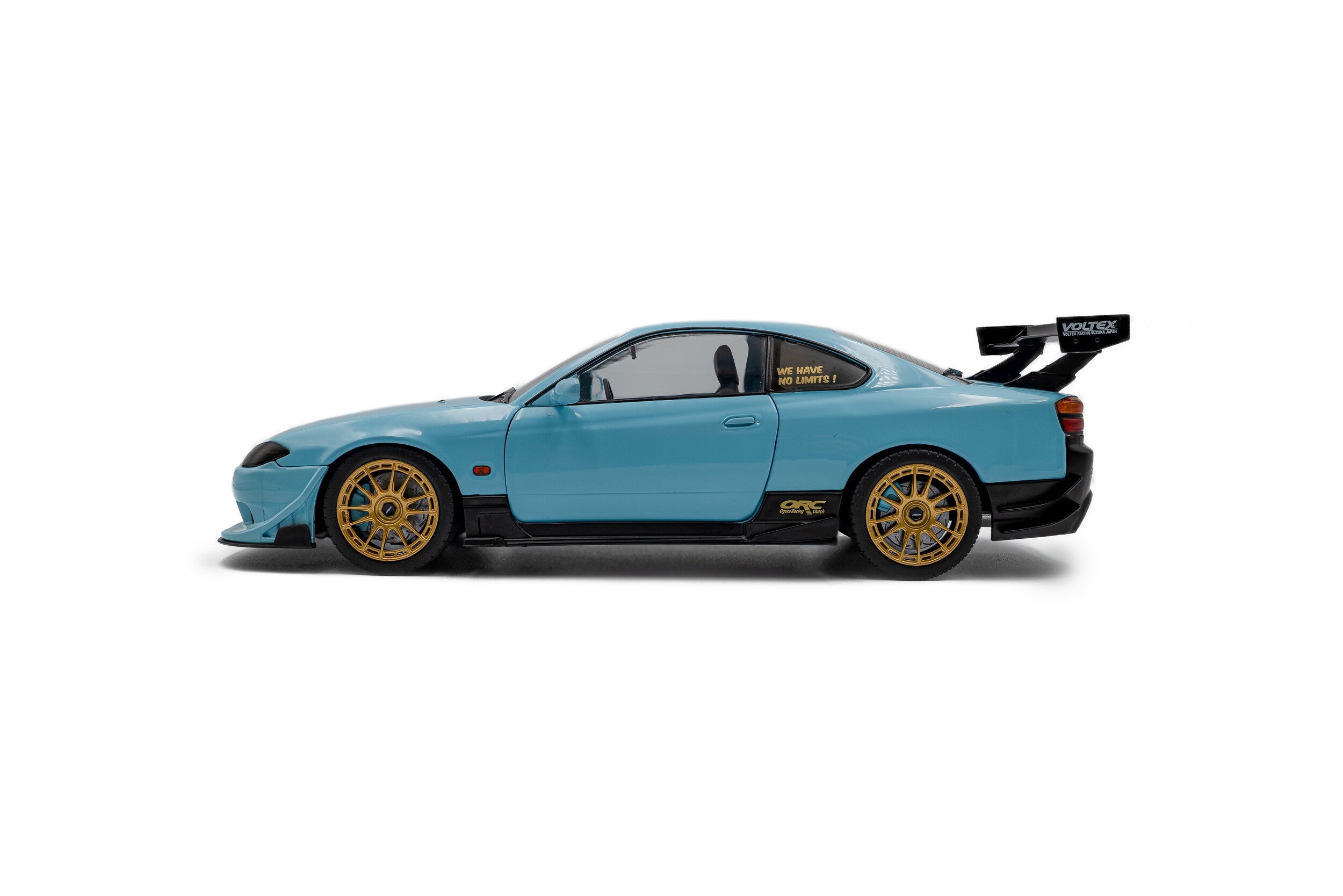 SOLIDO 1:18 Scale - 1999 Nissan Silvia S15 - Solido Works, Baby Blue - S1812204