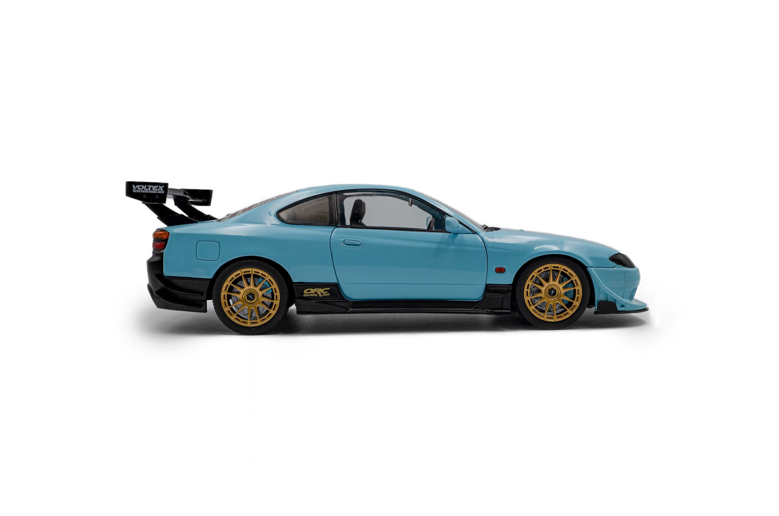 SOLIDO 1:18 Scale - 1999 Nissan Silvia S15 - Solido Works, Baby Blue - S1812204