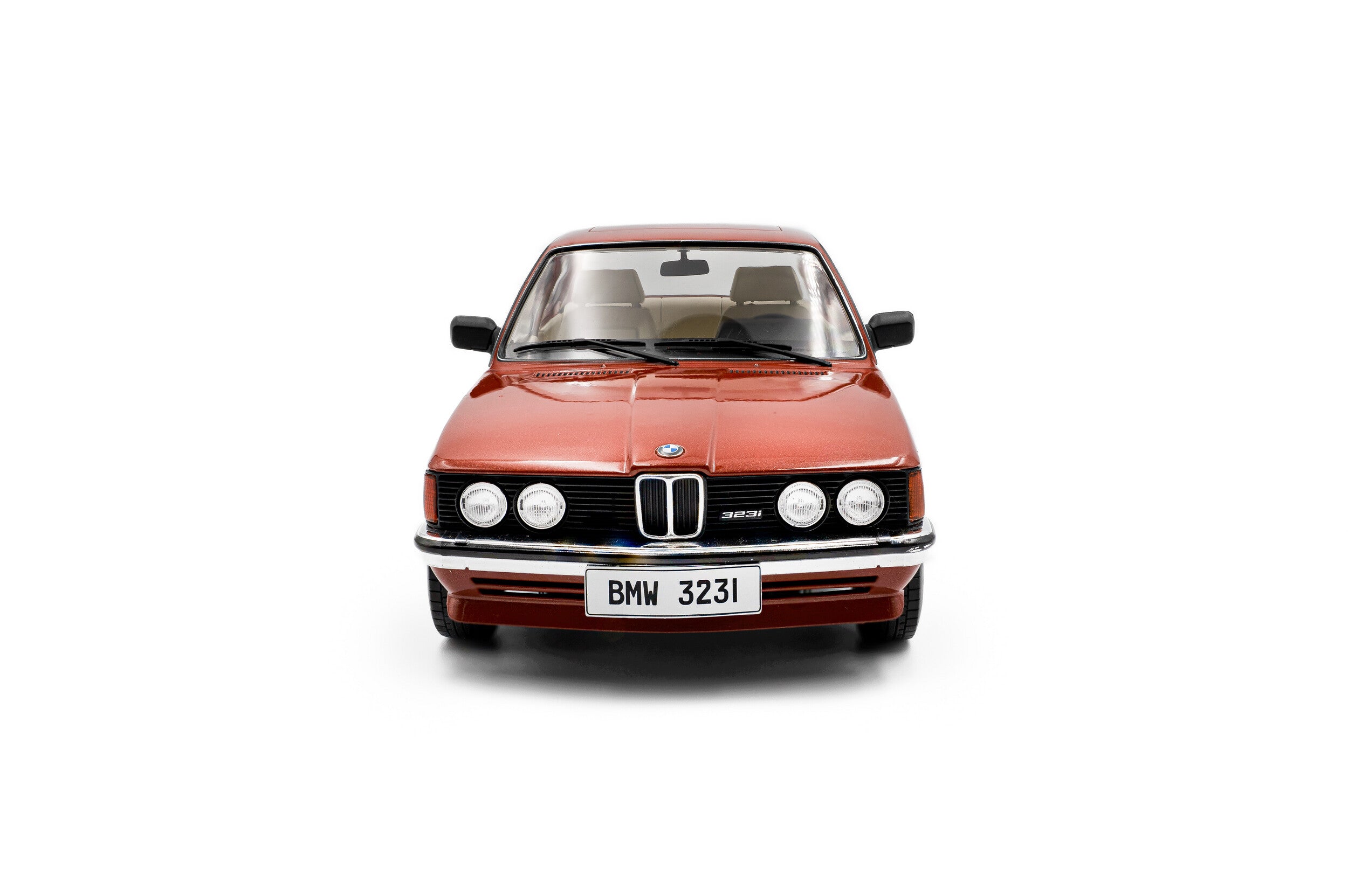 SOLIDO 1:18 Scale Diecast, 1980 BMW 323i – CHESTNUT RED METALLIC - S1812802
