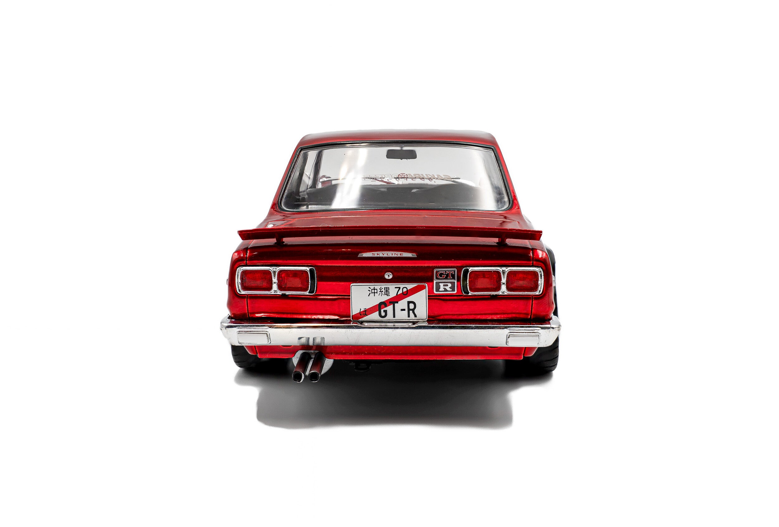 SOLIDO 1:18 Scale - 1970 Nissan Skyline (C10) Hakosuka SOLIDO WORKS – Red Metallic  - S1813002