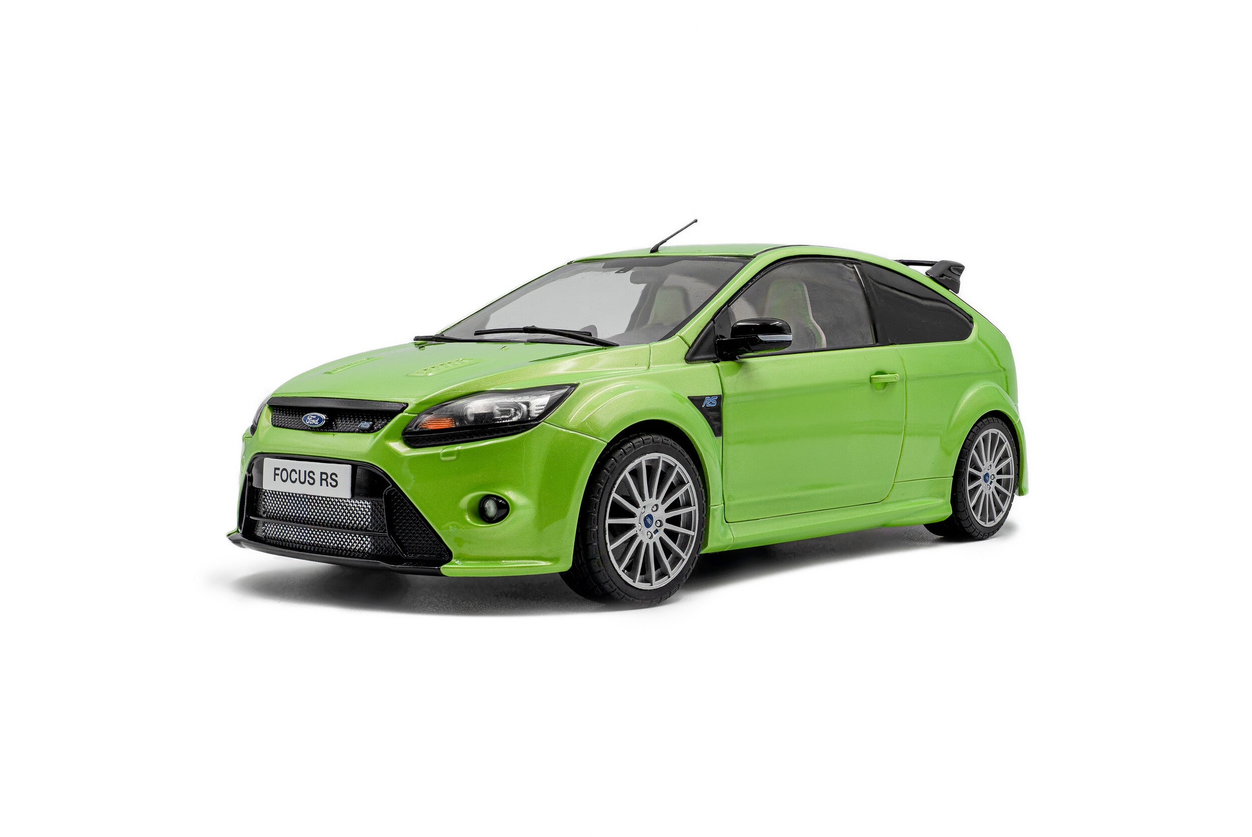 SOLIDO 1:18 Scale - 2009 Ford Focus RS Mk2 - Ultimate Green Metallic - S1813101