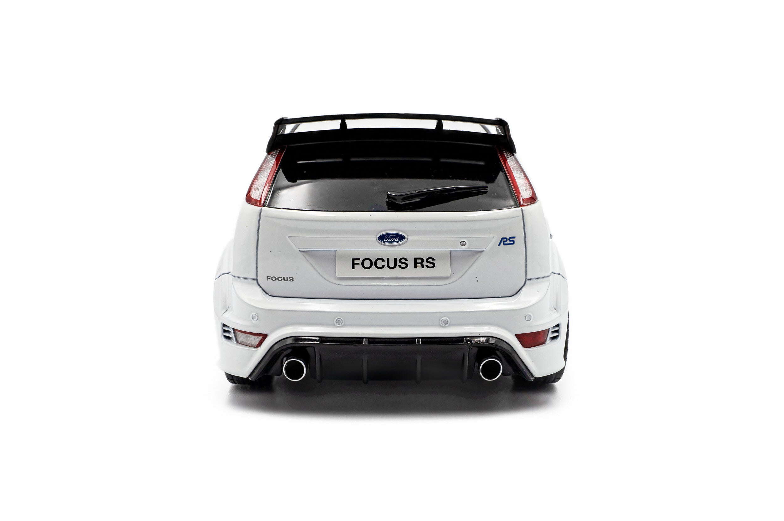 SOLIDO 1:18 Scale - 2009 Ford Focus RS Mk2, Pack RS Plus - Frozen White Metallic - S1813102