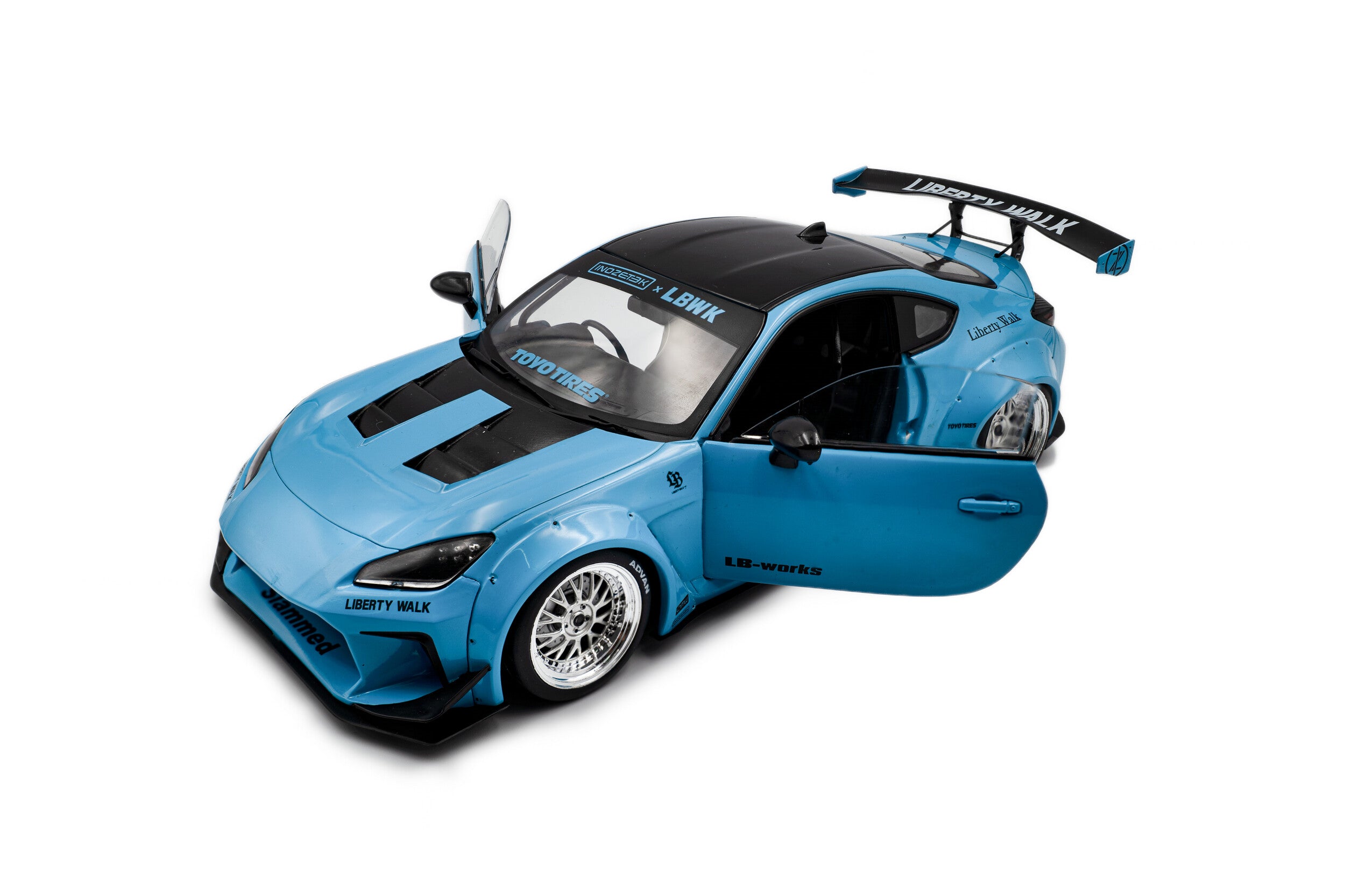 Solido 1:18 Diecast - Toyota GR86 LBWK BODY KIT, Blue - S1813601