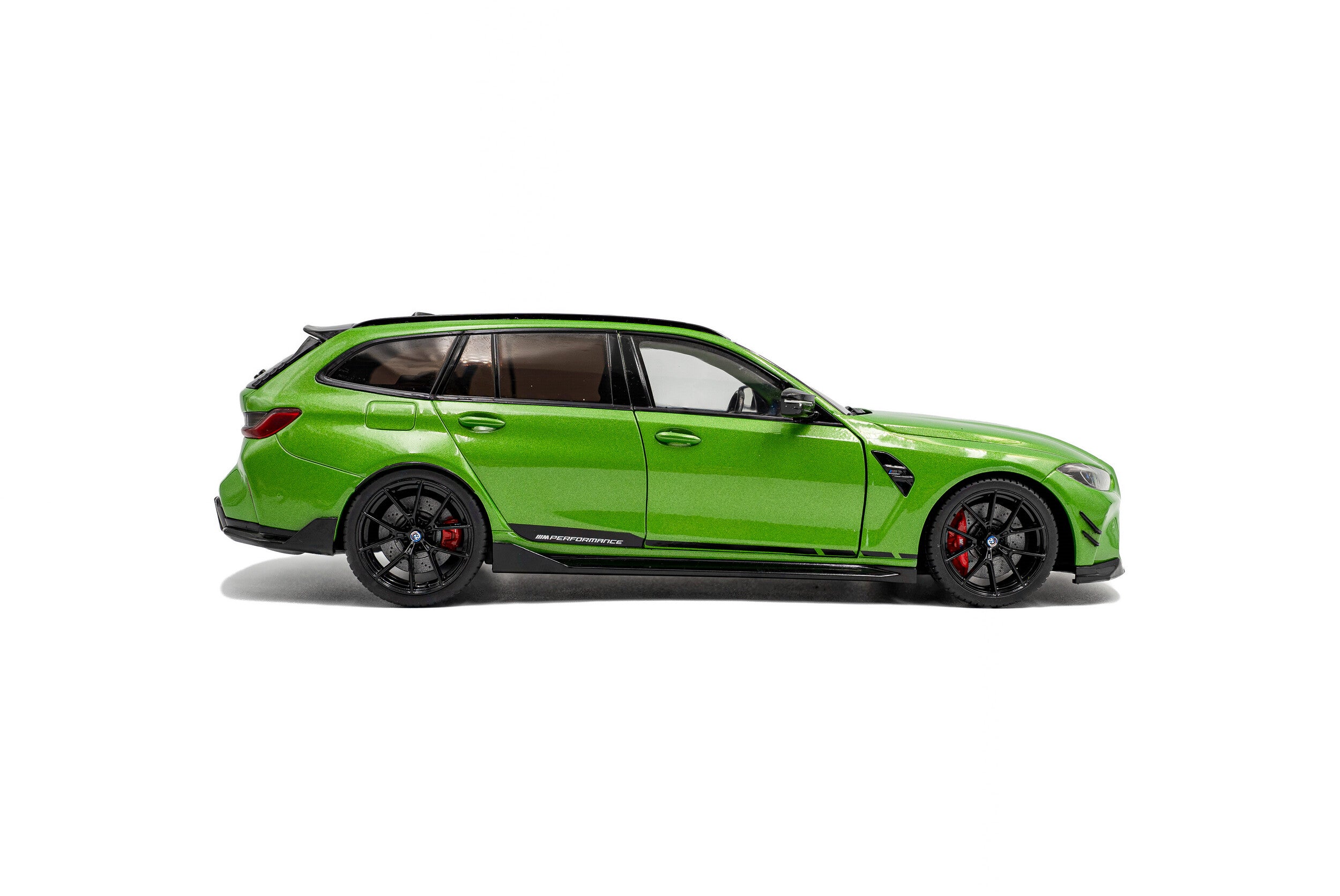 SOLIDO 1:18 Scale - 2024 BMW M3 (G81) Touring w/Performance Parts, Green Metallic - S1813703