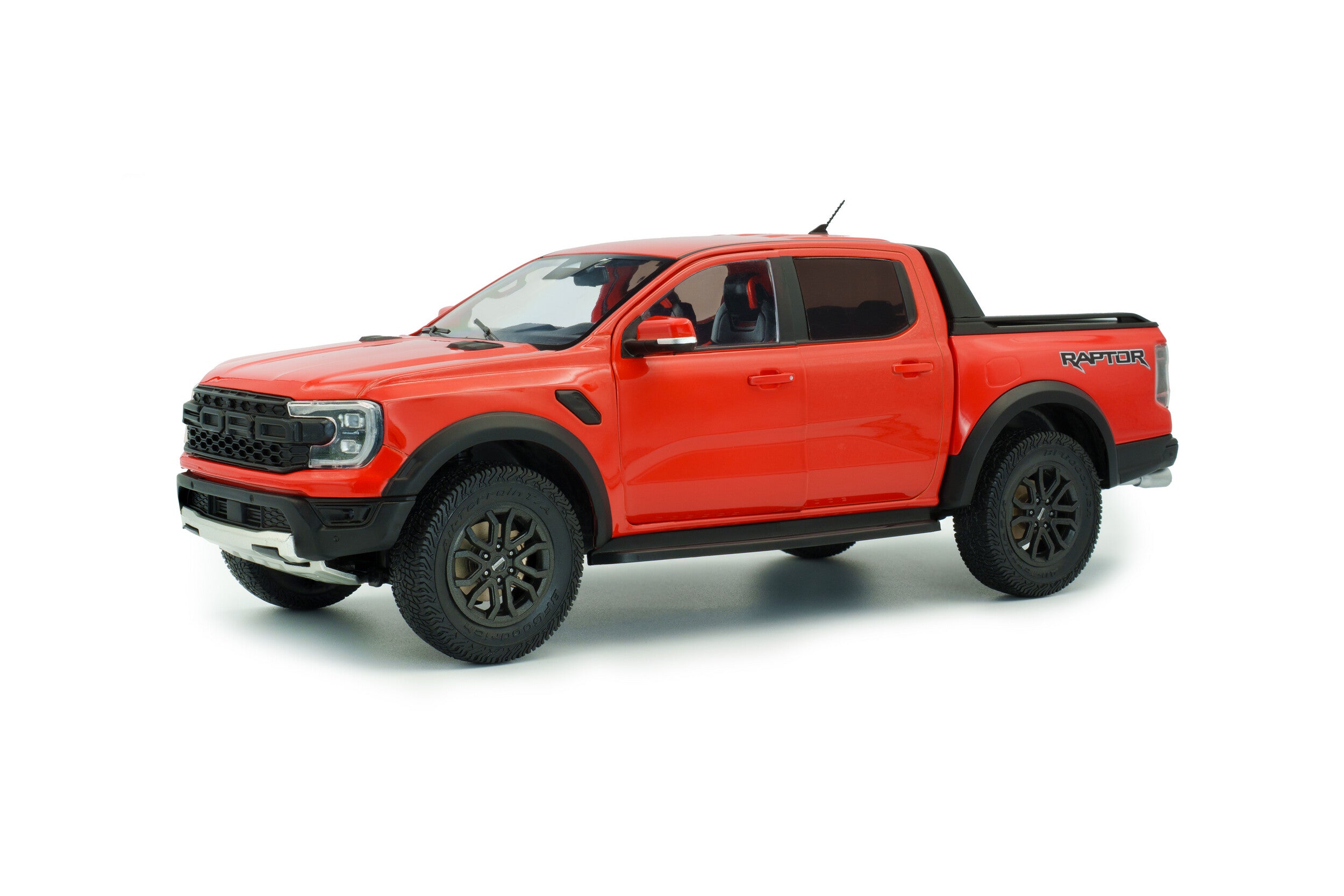 SOLIDO 1:18 Scale - 2024 Ford Ranger Raptor, Orange Raptor - S1813901