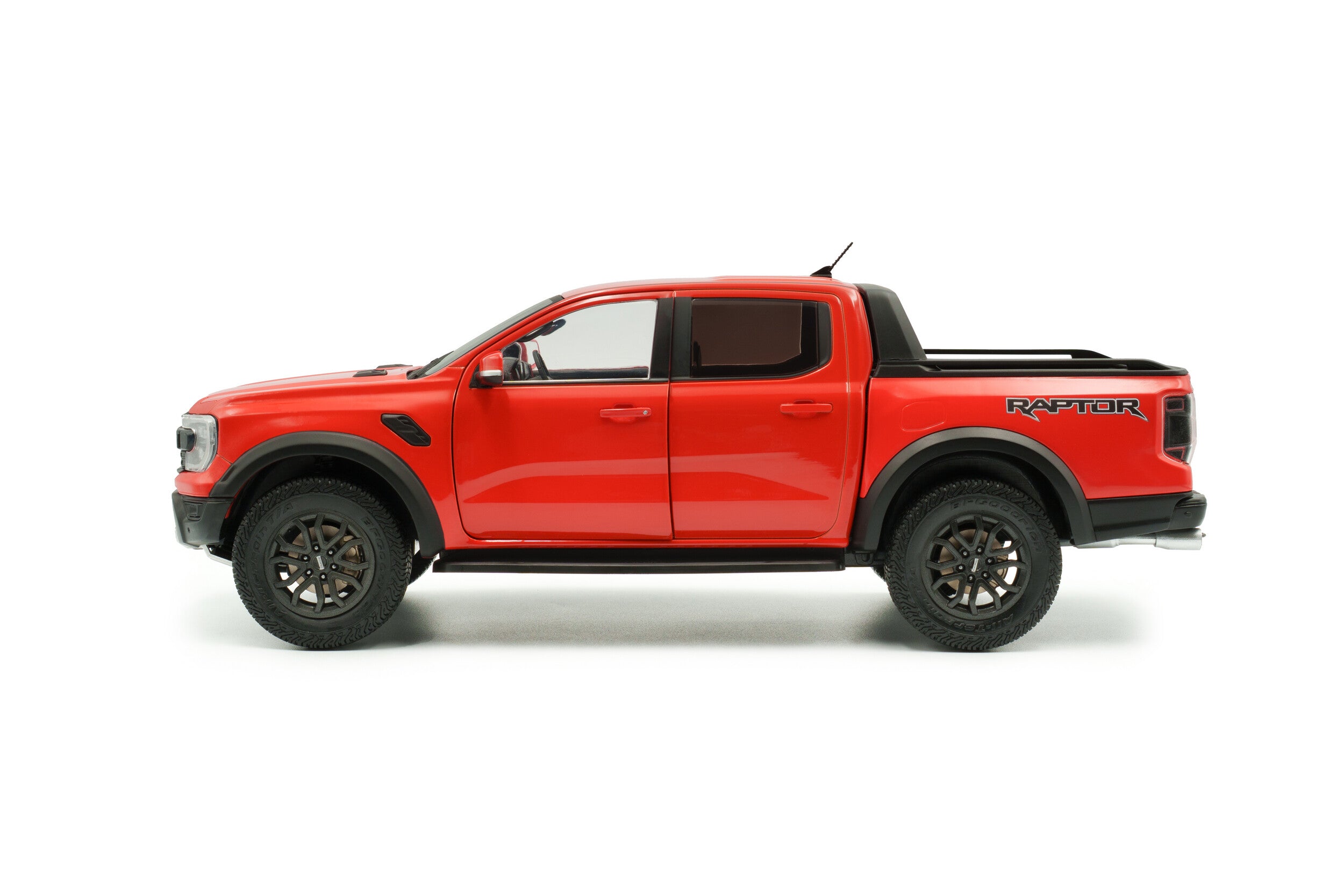 SOLIDO 1:18 Scale - 2024 Ford Ranger Raptor, Orange Raptor - S1813901