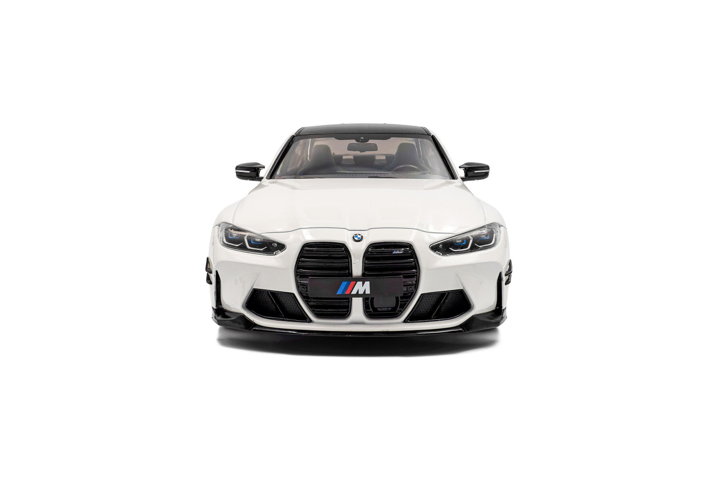 SOLIDO 1:18 Scale - 2024 BMW M3 Competition w/Performance Parts, Alpine White - S1814301