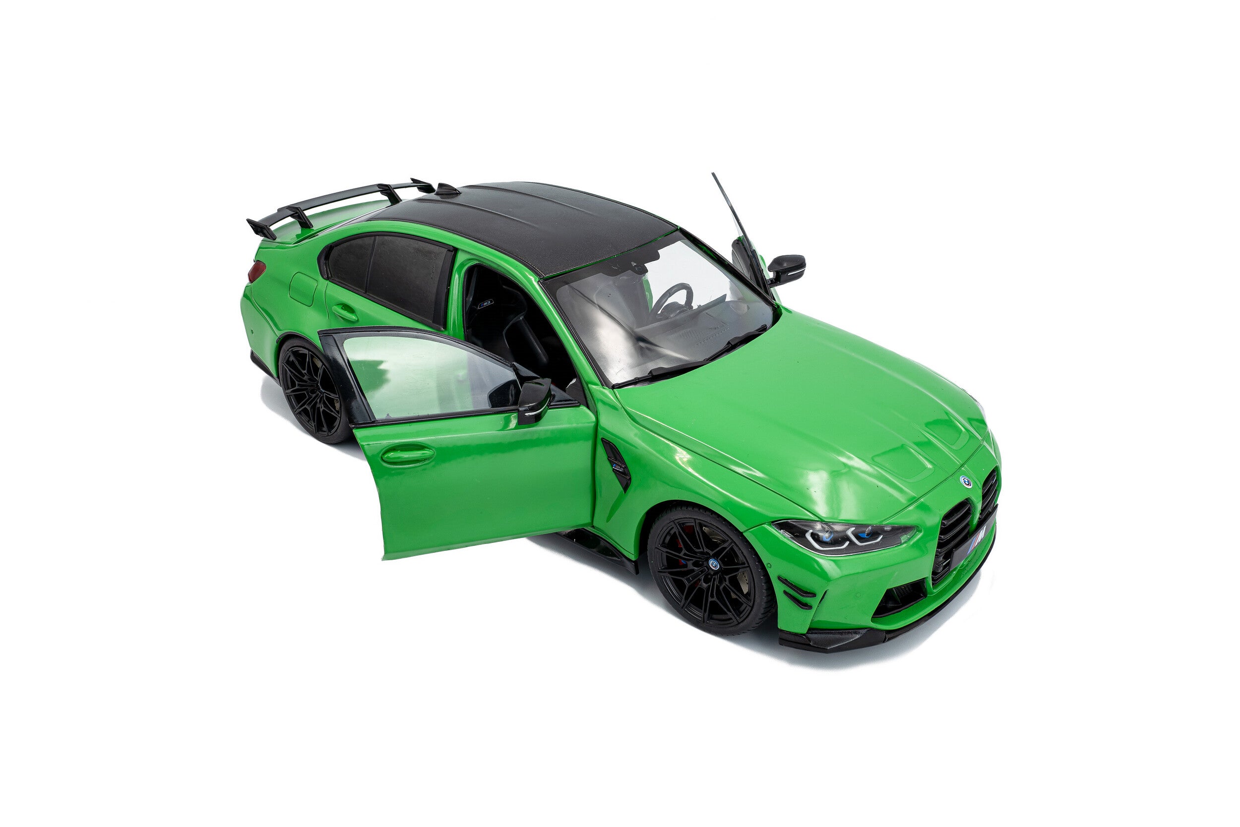 SOLIDO 1:18 Scale - 2024 BMW M3 Competition w/Performance Parts, Signal Green - S1814302