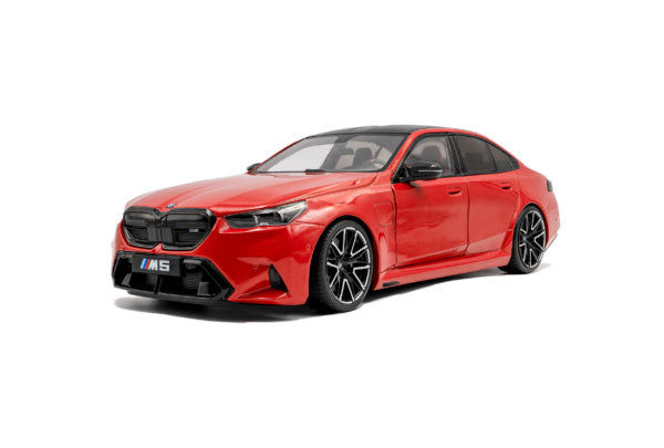 SOLIDO 1:18 Scale - 2025 BMW M5 Fire Red - S1814702