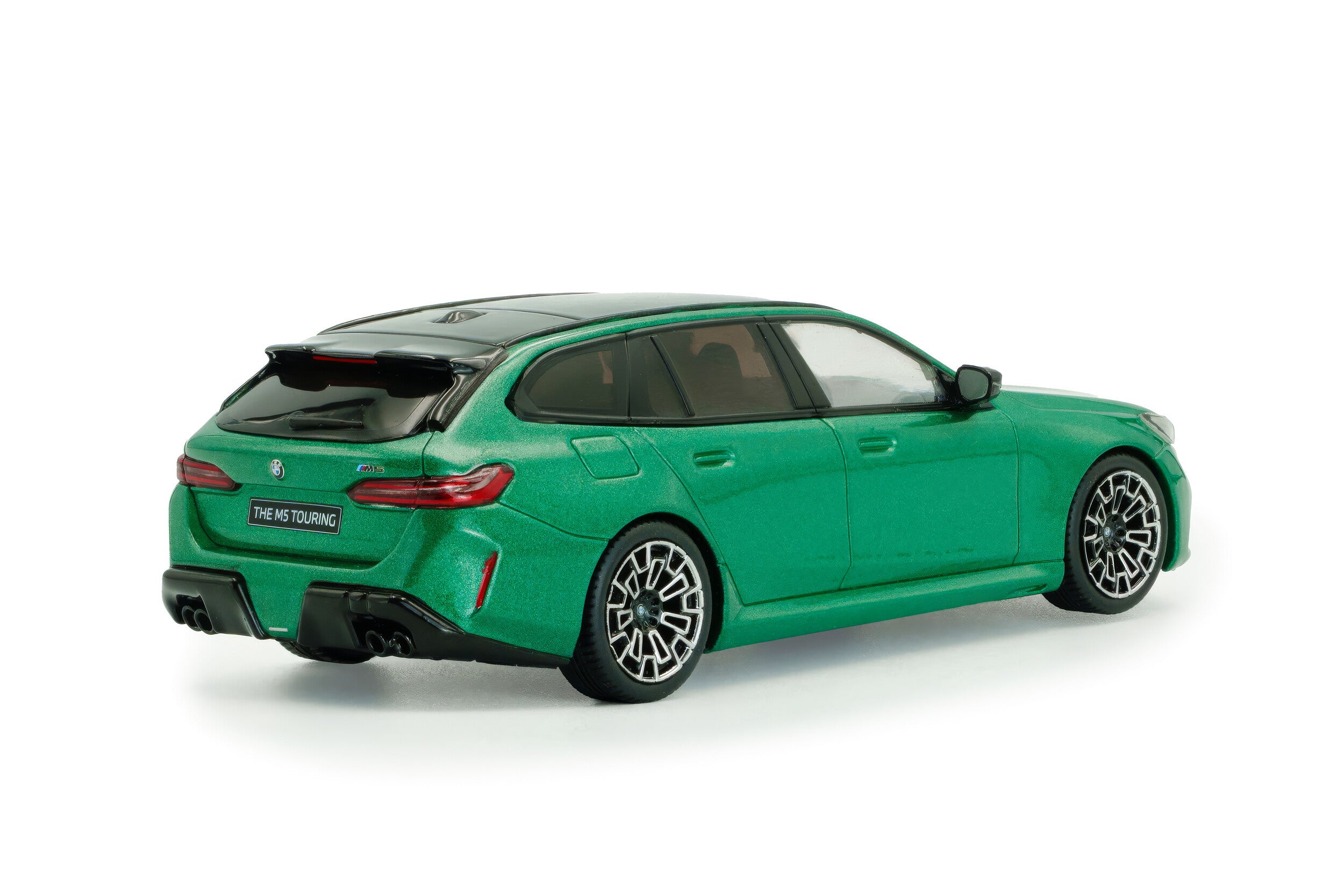 SOLIDO 1:43 Scale - 2024 BMW M5 Touring, Isle of Man Green  - S4317503