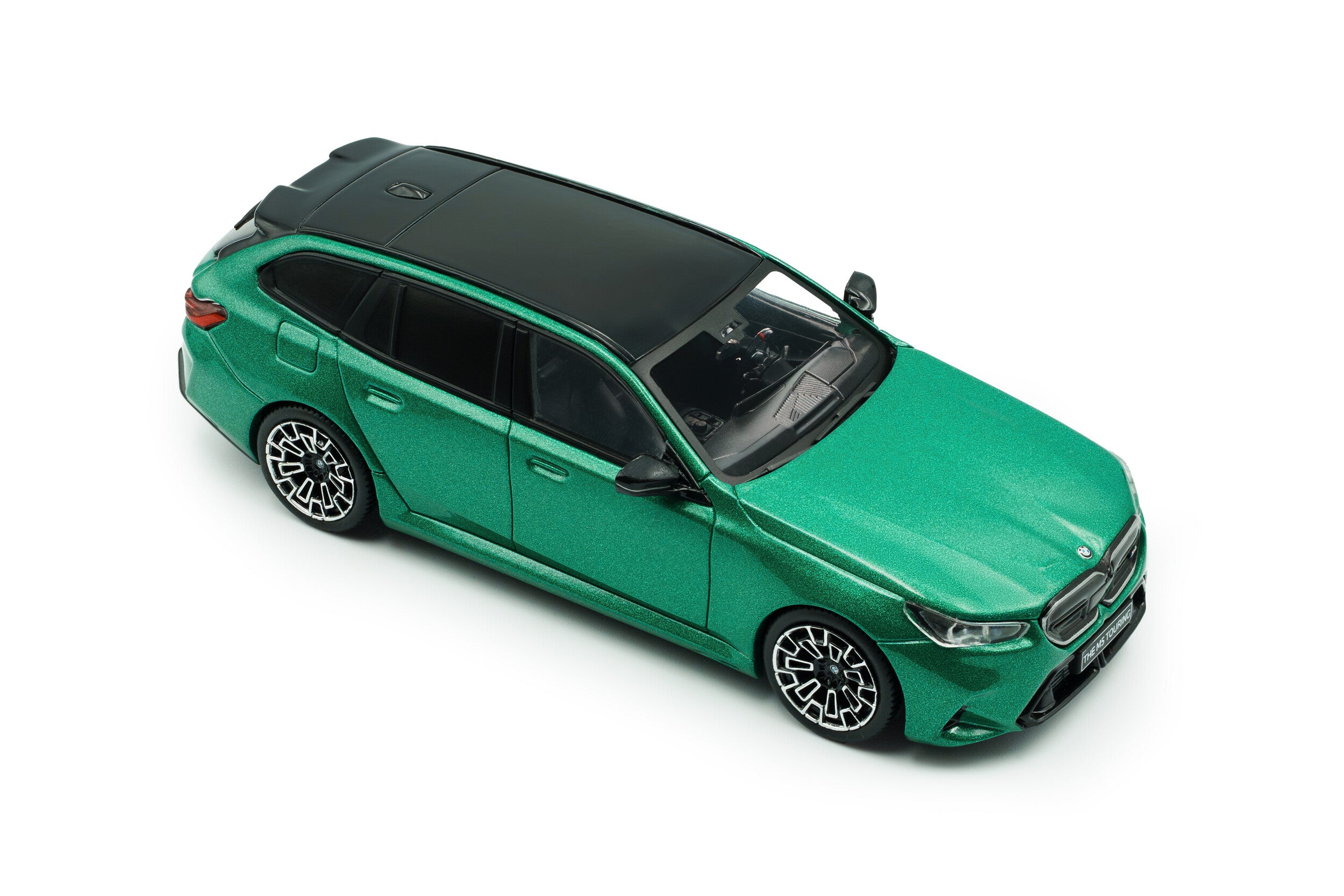 SOLIDO 1:43 Scale - 2024 BMW M5 Touring, Isle of Man Green  - S4317503
