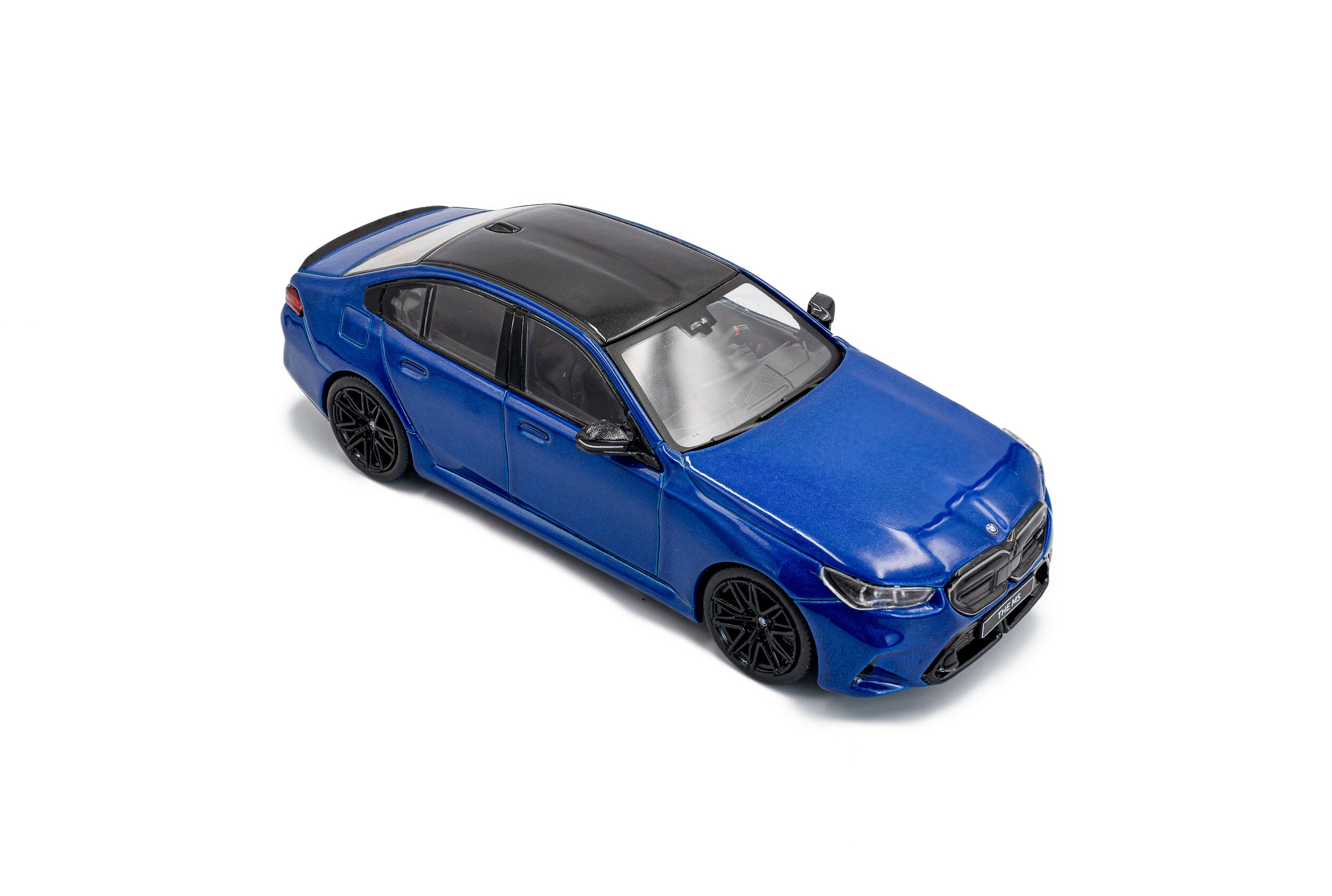 Solido 1:43 Diecast - 2024 BMW M5 Sedan (Saloon), Marina Bay Blue- S4317551