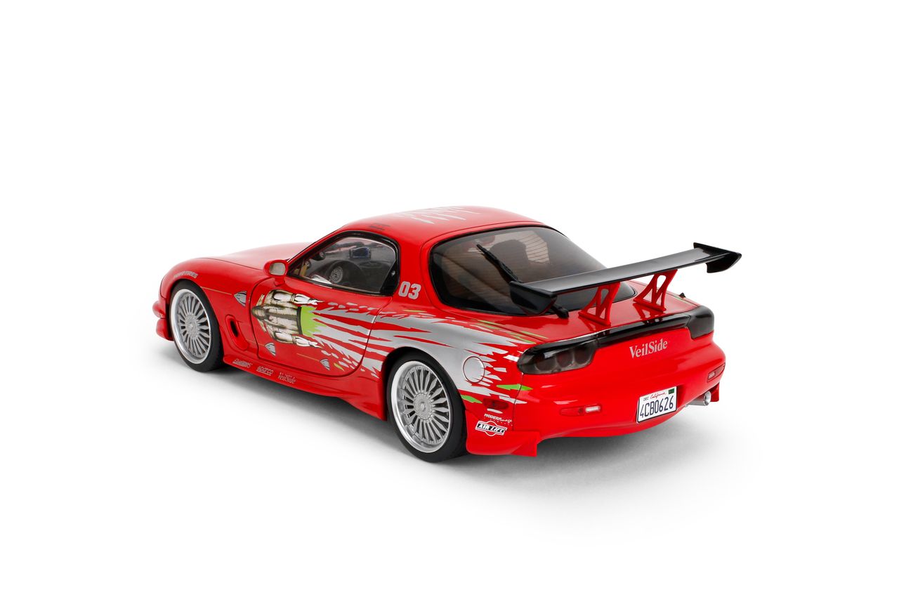 Jada Diecast - 1:18 Dom's Mazda RX7 FD3RS "Fast and Furious" Red - 38137