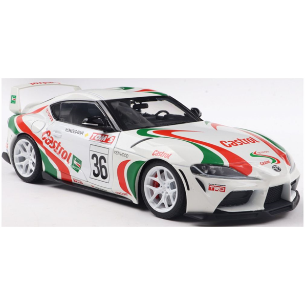 SOLIDO 1:18 Scale - 2024 Toyota GR Supra Toyota Racing Tribute, White - S1809007