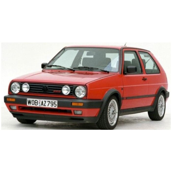 SOLIDO 1:18 Diecast, 1989 VOLKSWAGEN GOLF Mk2 GTi G60, Red - S1812701