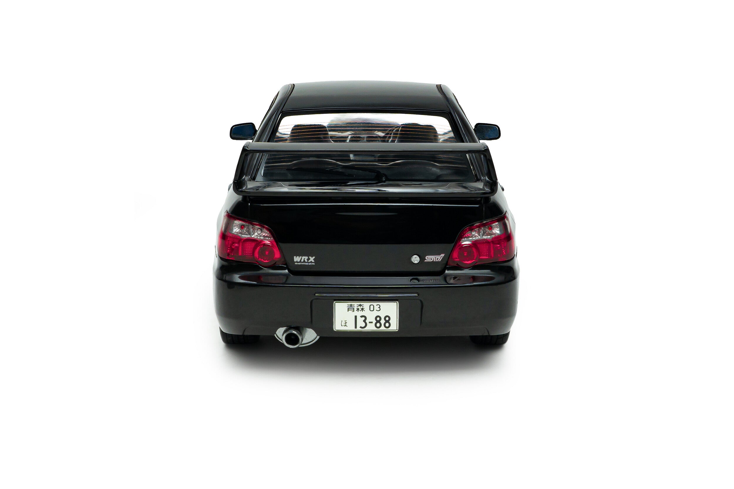 Solido 1:18 Diecast - 2004 Subaru Impreza WRX STi, Java Black Pearl - S1812305