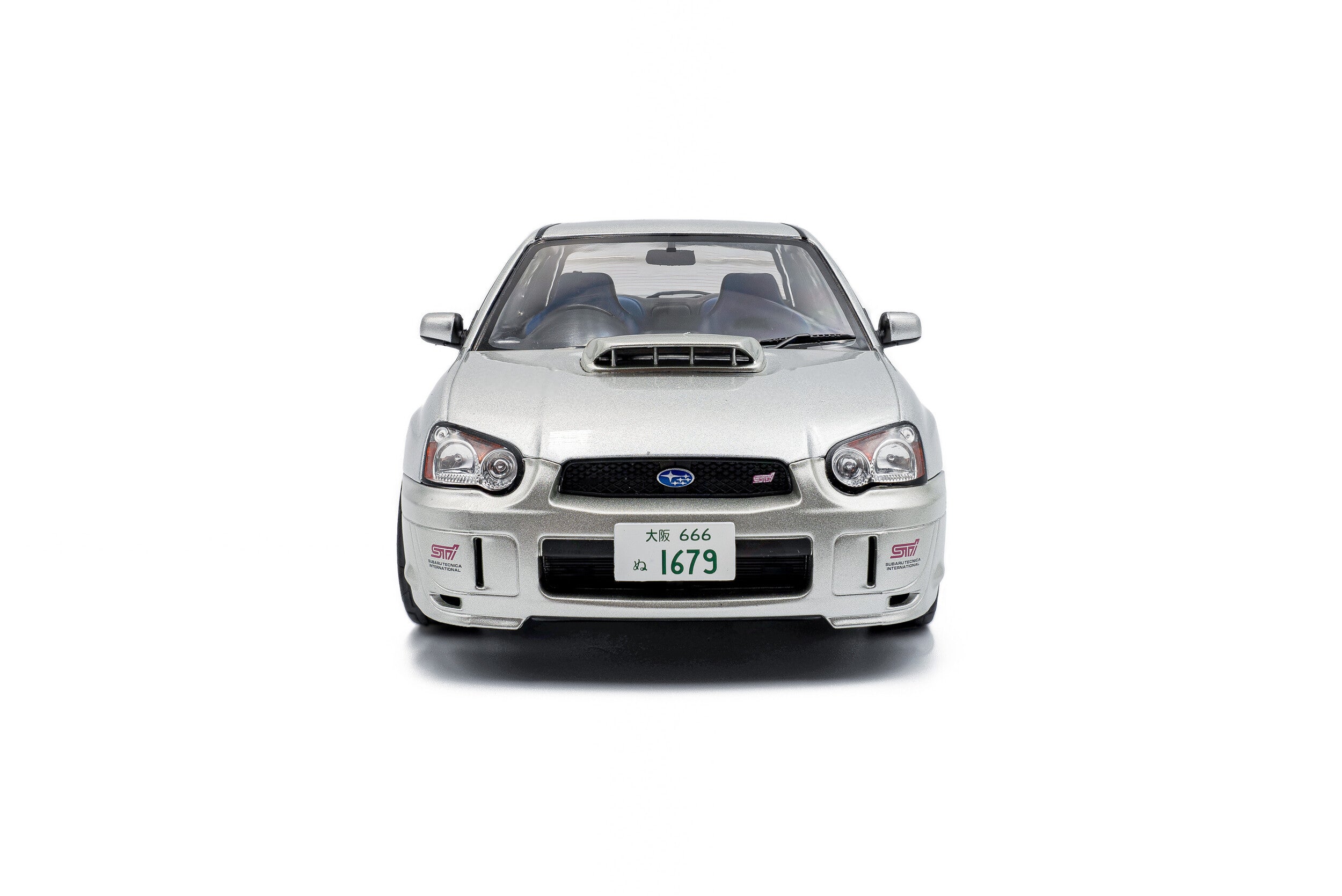 Solido 1:18 Diecast - 2003 Subaru Impreza WRX STi Premium, Silver Effect - S1812303