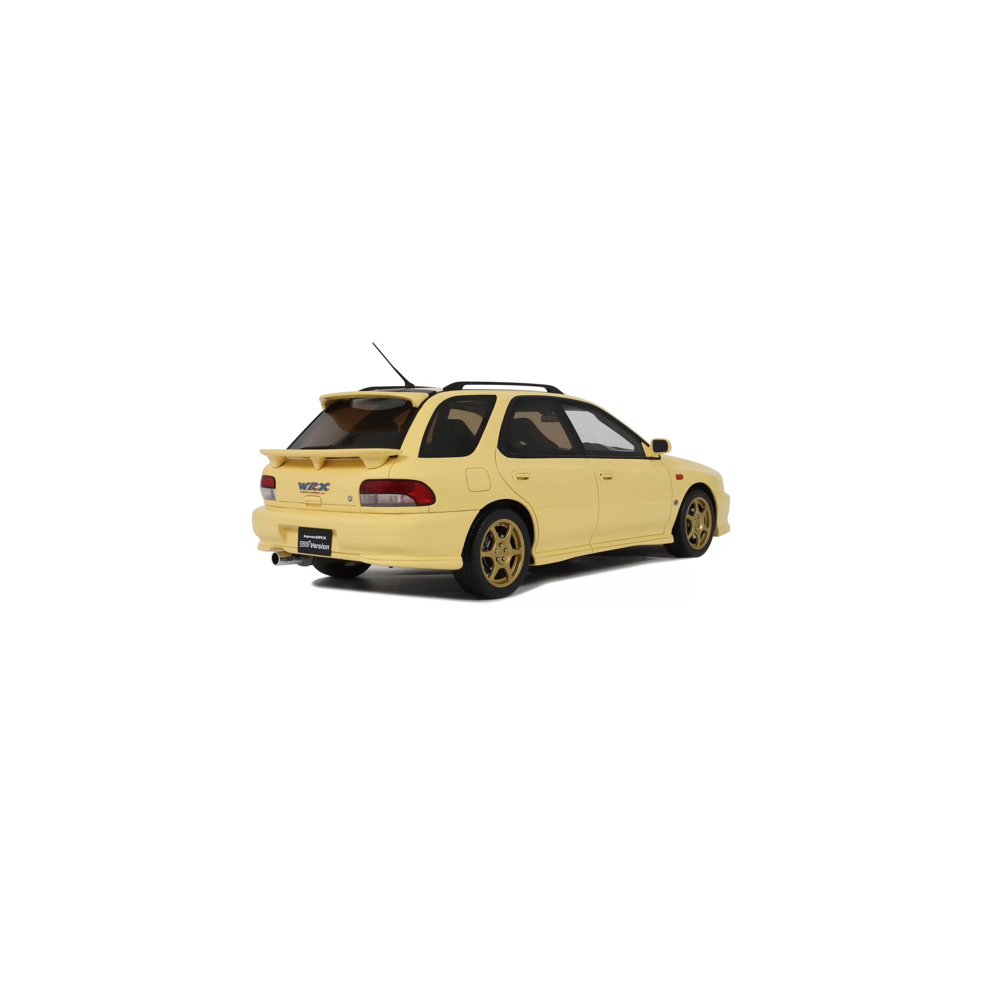 OTTO 1:18 Scale Resin - 1999 Subaru Impreza WRX STI Version VI Sport Wagon, Cashmere Yellow - OT1198