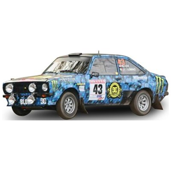 SUNSTAR 1:18 Scale Ford Escort Mk2 RS 1800 NO.43 - Ken Block A. Gelsomino Rally New York 2009 - 4865