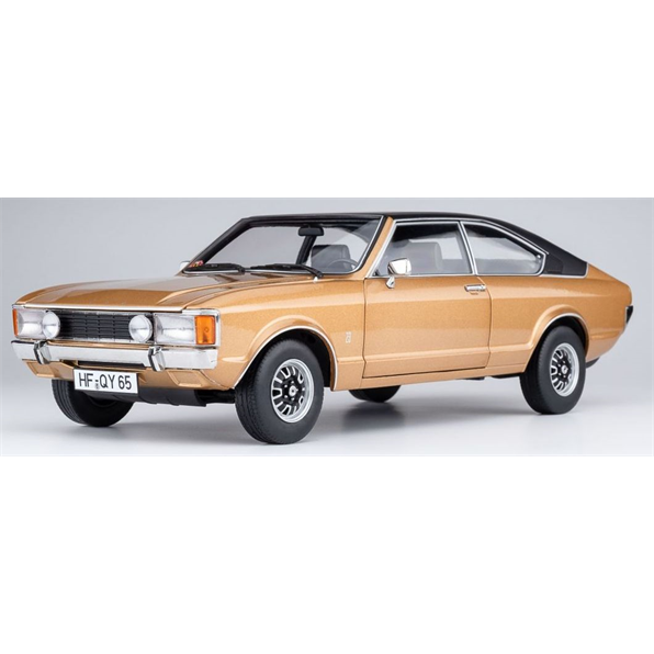 Touring Modelcars 1:18 Scale Diecast - 1975 Ford Granada Coupe Series 2, Gold - 1808001