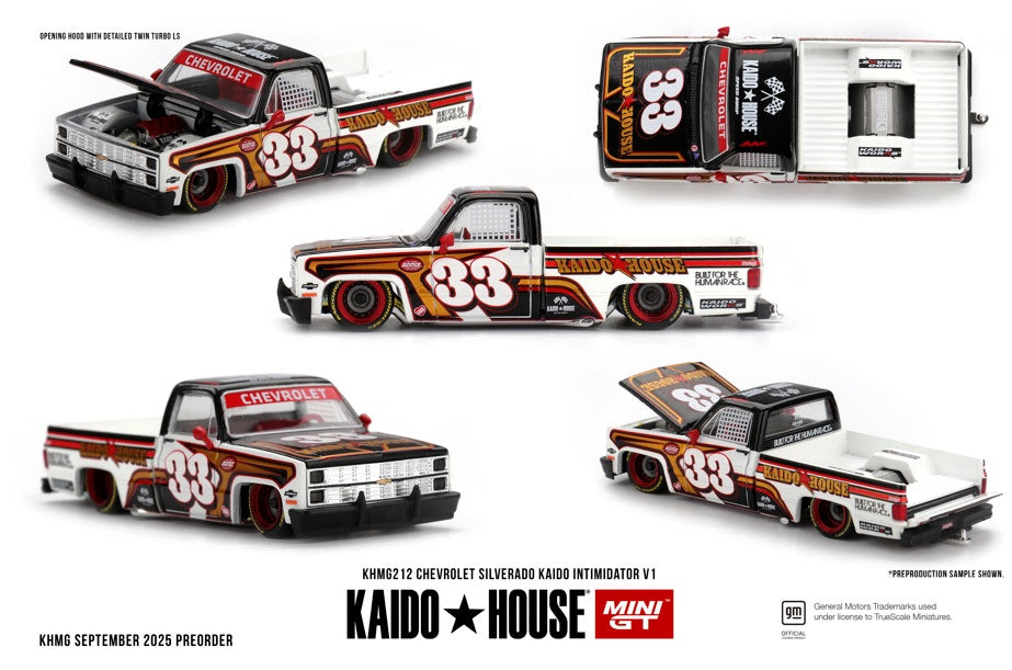 Mini GT 1:64 Kaido House Chevrolet Silverado Pick Up KAIDO KAIDO INTIMIDATOR V1 - KHMG212