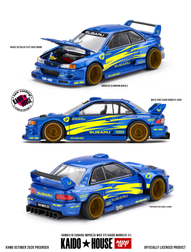 Mini GT 1:64 Kaido House - SUBARU IMPREZA WRX STI KAIDO WORKS V1 - KHMG318