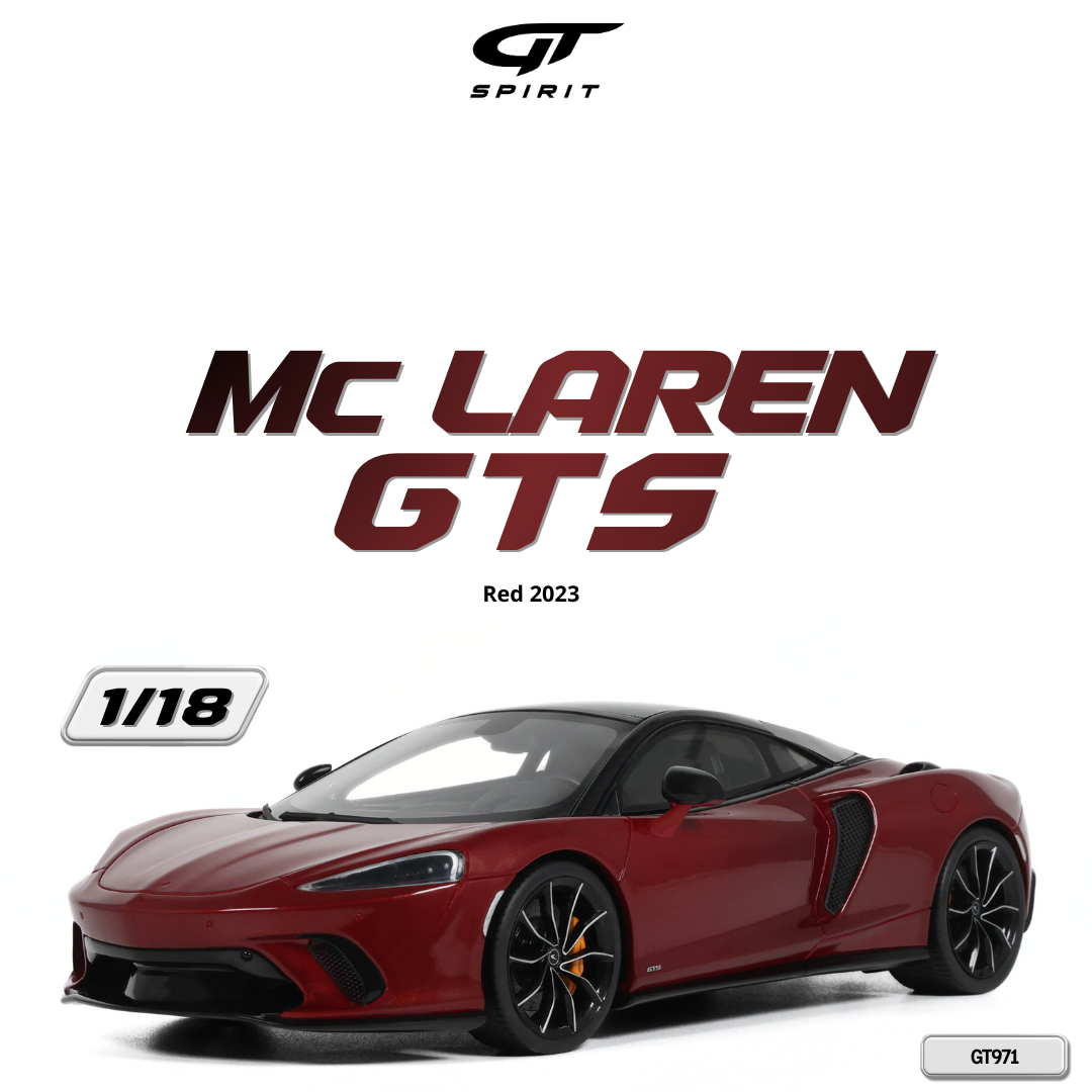 GT Spirit 1:18 Scale Resin,  2023 McLaren GTS,  Red - GT971