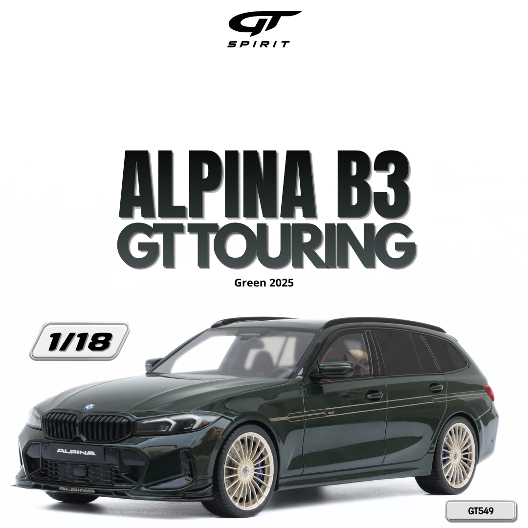 GT Spirit 1:18 Scale Resin,  2025 BMW Alpina B3 GT Touring, Green - GT549
