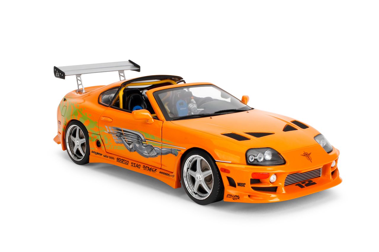 Jada Diecast - 1:18 Brian's Toyota Supra Turbo "Fast & Furious" Orange - 37770