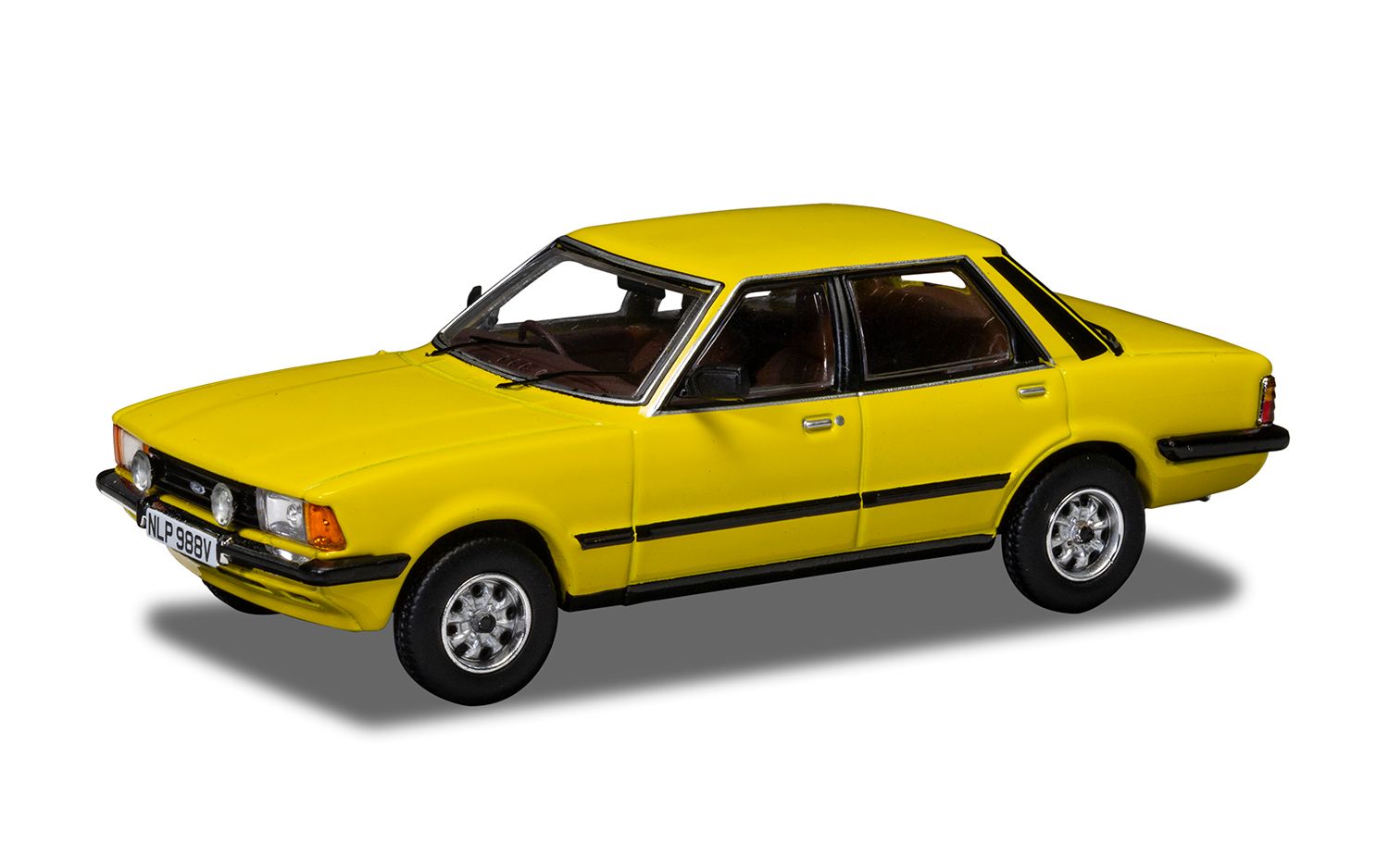 CORGI VANGUARDS 1:43 - 1980 Ford Cortina Mk5 1.3, Prairie Yellow - VA15008