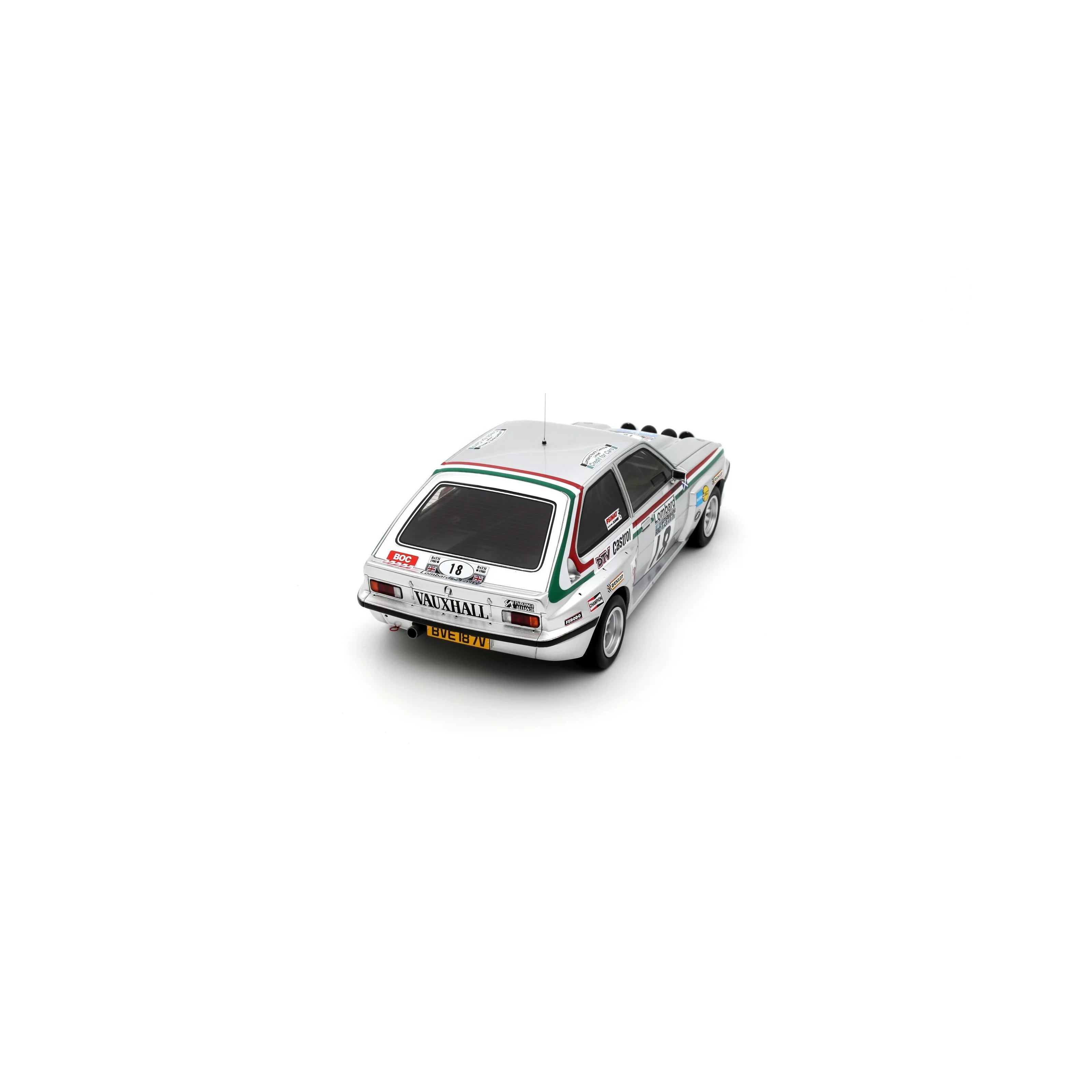 OTTO 1:18 Scale Resin Car - Vauxhall Chevette 2300 HSR Lombard Rally (RAC) 1980, Jimmy McRae - OT1225