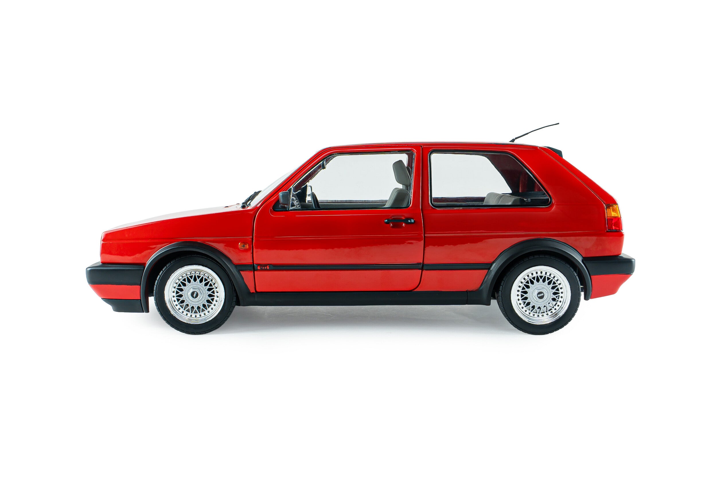 SOLIDO 1:18 Diecast, 1989 VOLKSWAGEN GOLF Mk2 GTi G60, Red - S1812701