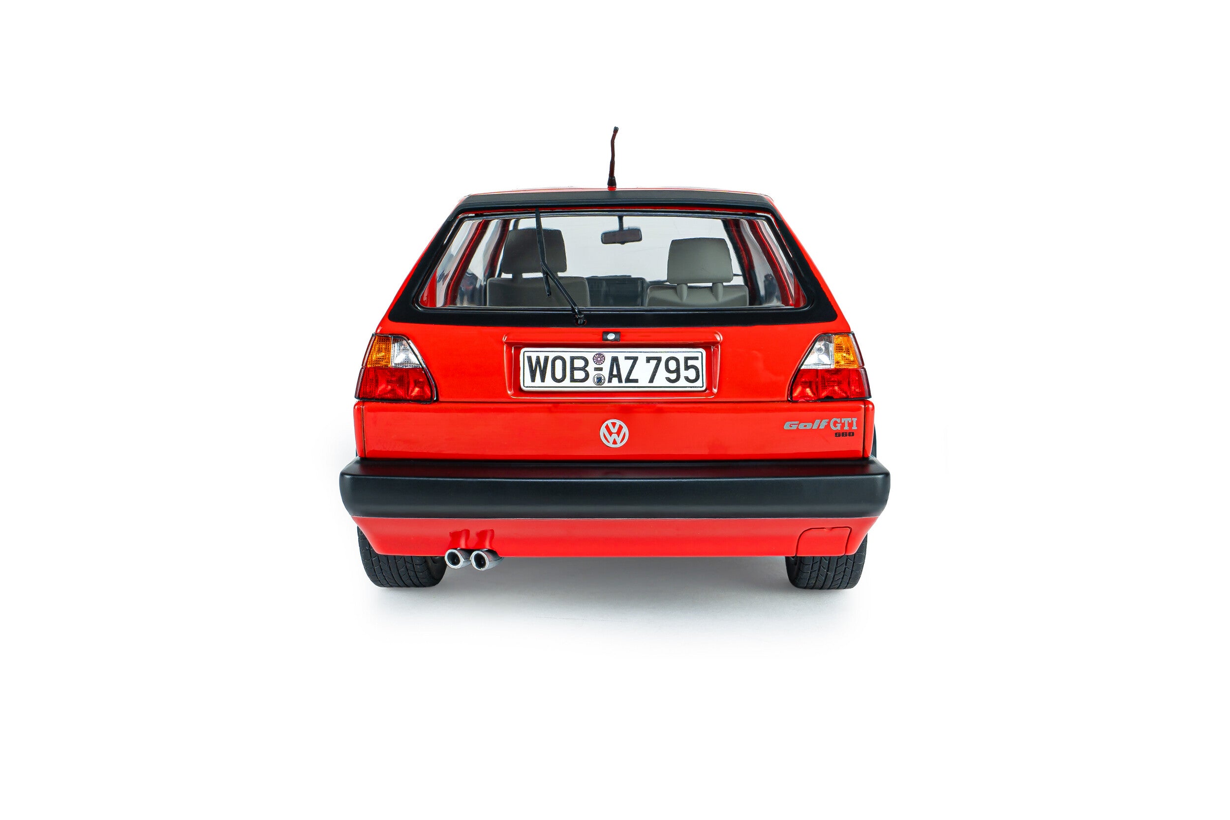 SOLIDO 1:18 Diecast, 1989 VOLKSWAGEN GOLF Mk2 GTi G60, Red - S1812701