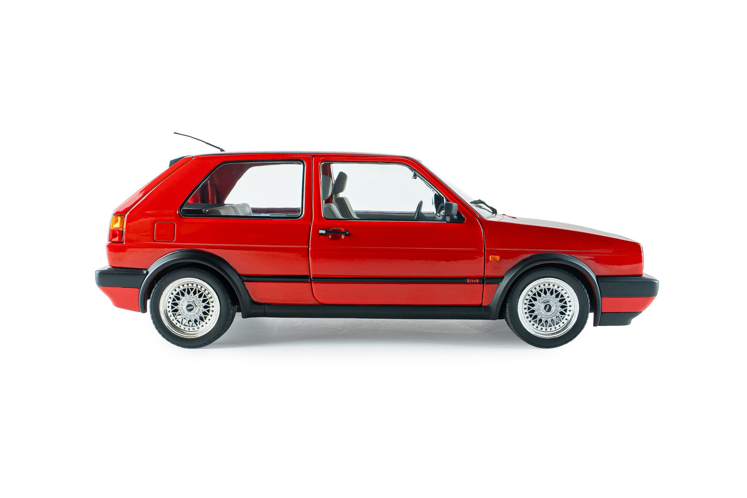 SOLIDO 1:18 Diecast, 1989 VOLKSWAGEN GOLF Mk2 GTi G60, Red - S1812701