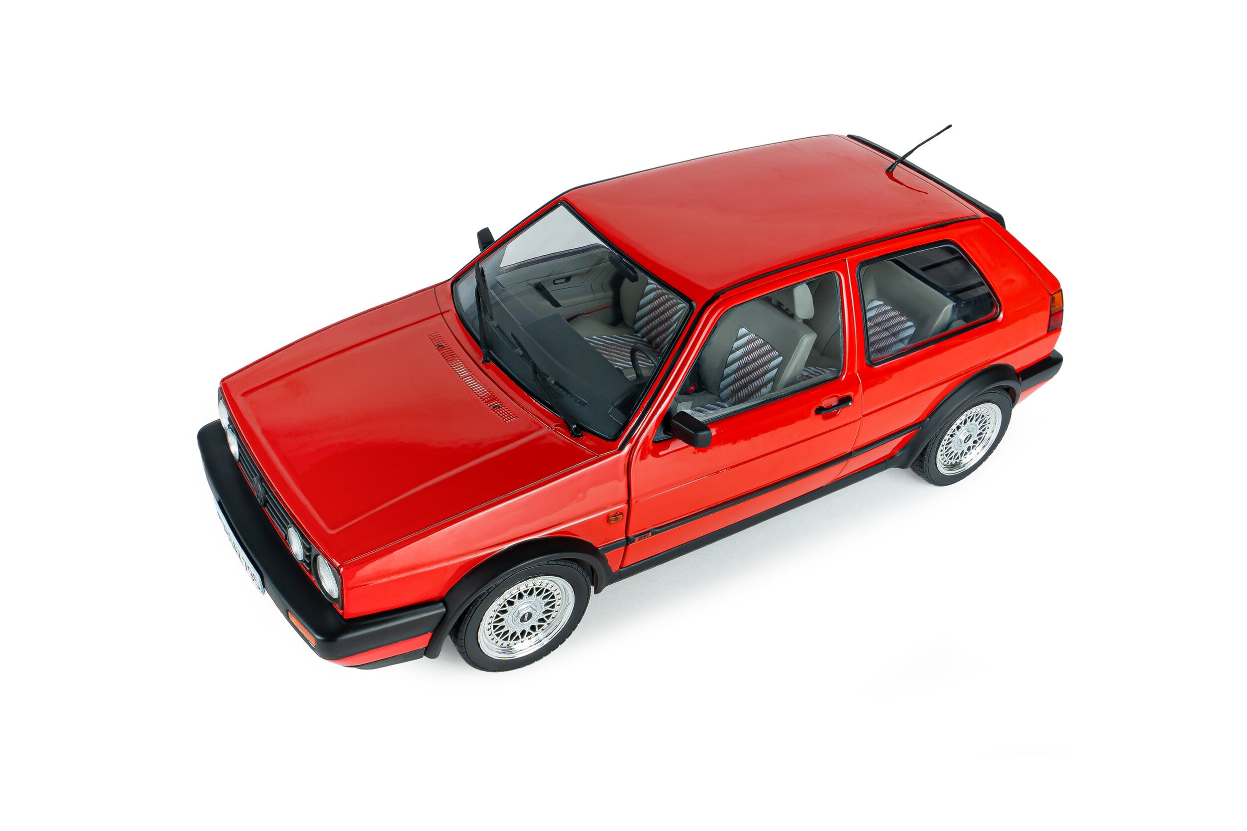 SOLIDO 1:18 Diecast, 1989 VOLKSWAGEN GOLF Mk2 GTi G60, Red - S1812701