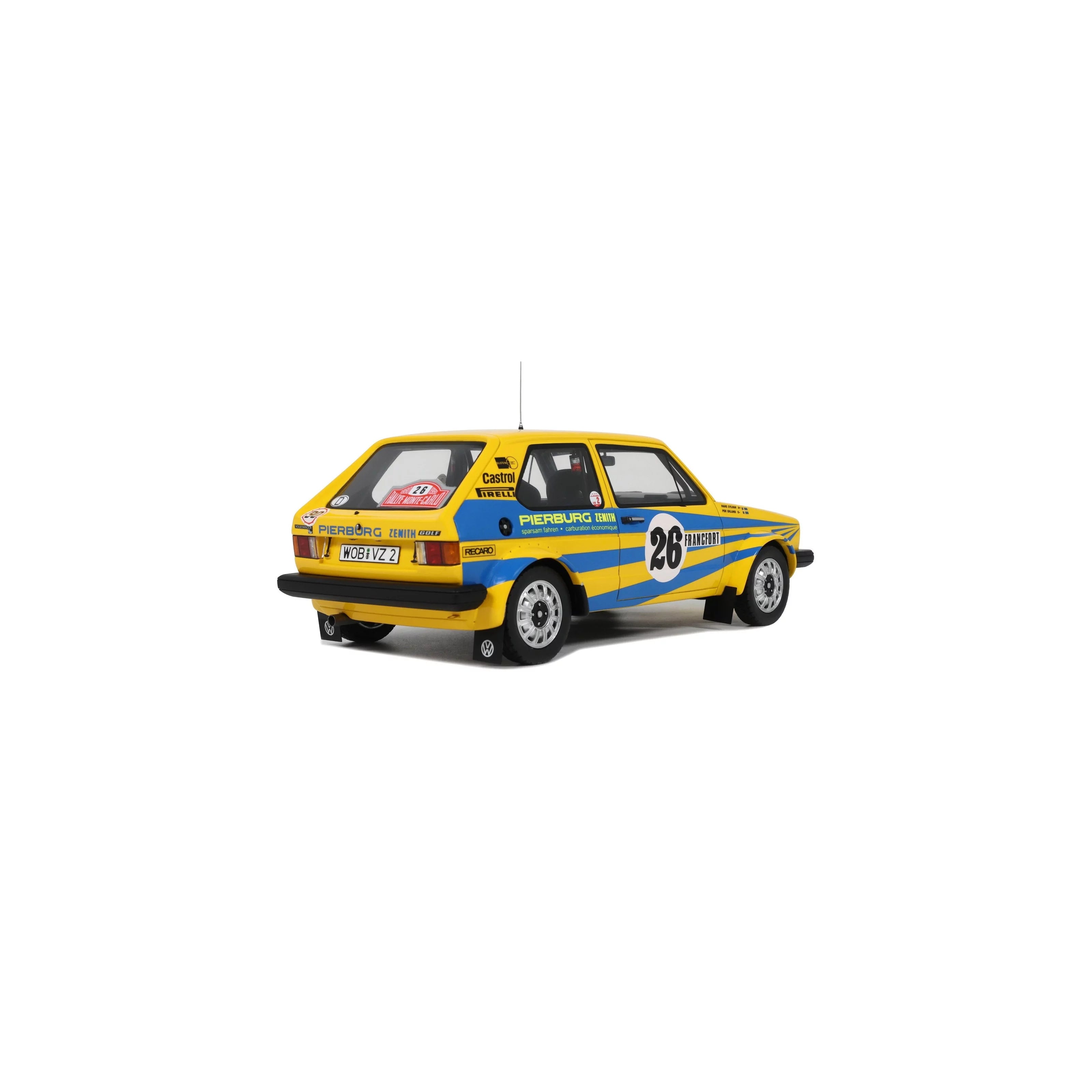 OTTO 1:18 Scale Resin - VOLKSWAGEN GOLF GTI  MK1 GR.2 P. EKLUND MONTE CARLO 1980 - OT1162