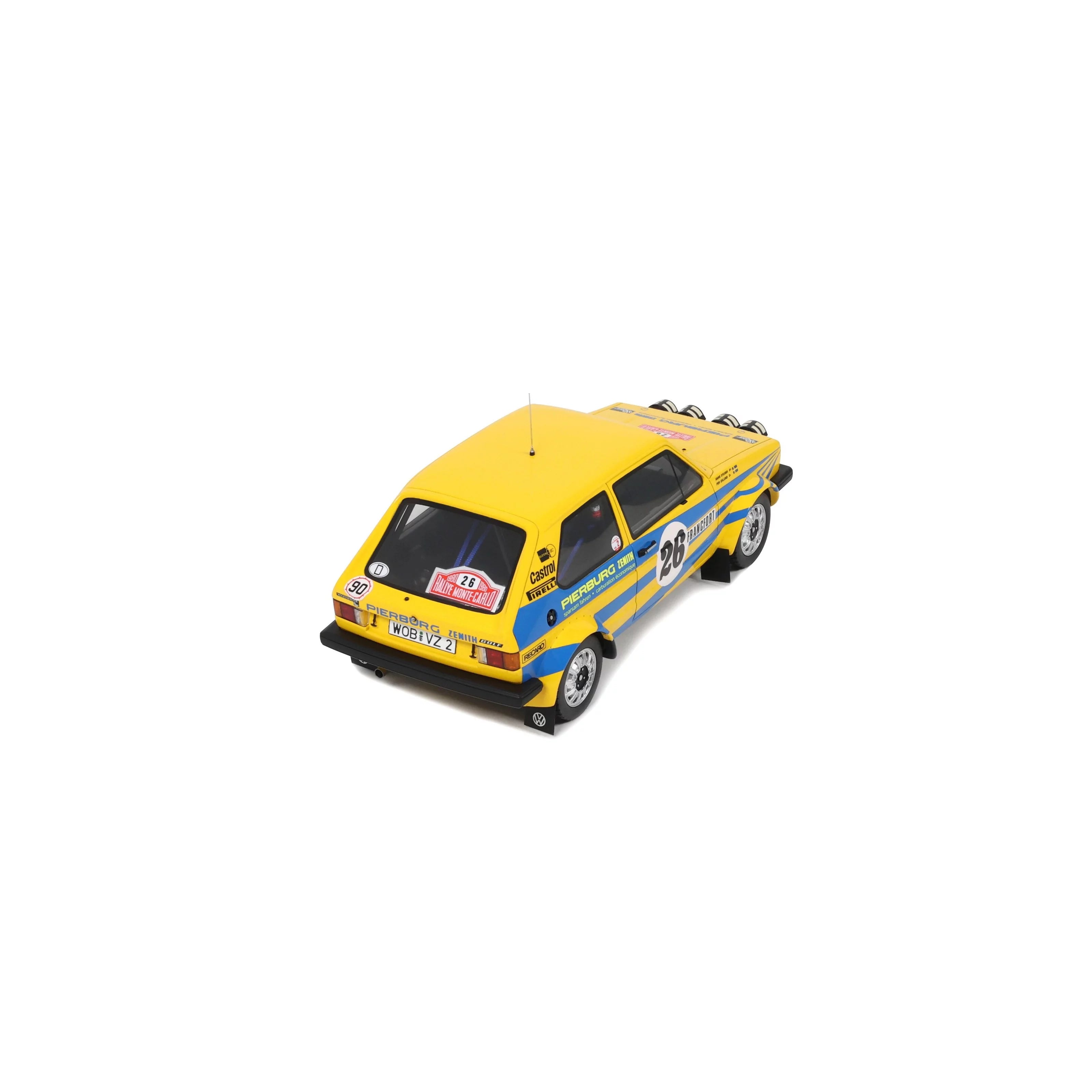 OTTO 1:18 Scale Resin - VOLKSWAGEN GOLF GTI  MK1 GR.2 P. EKLUND MONTE CARLO 1980 - OT1162