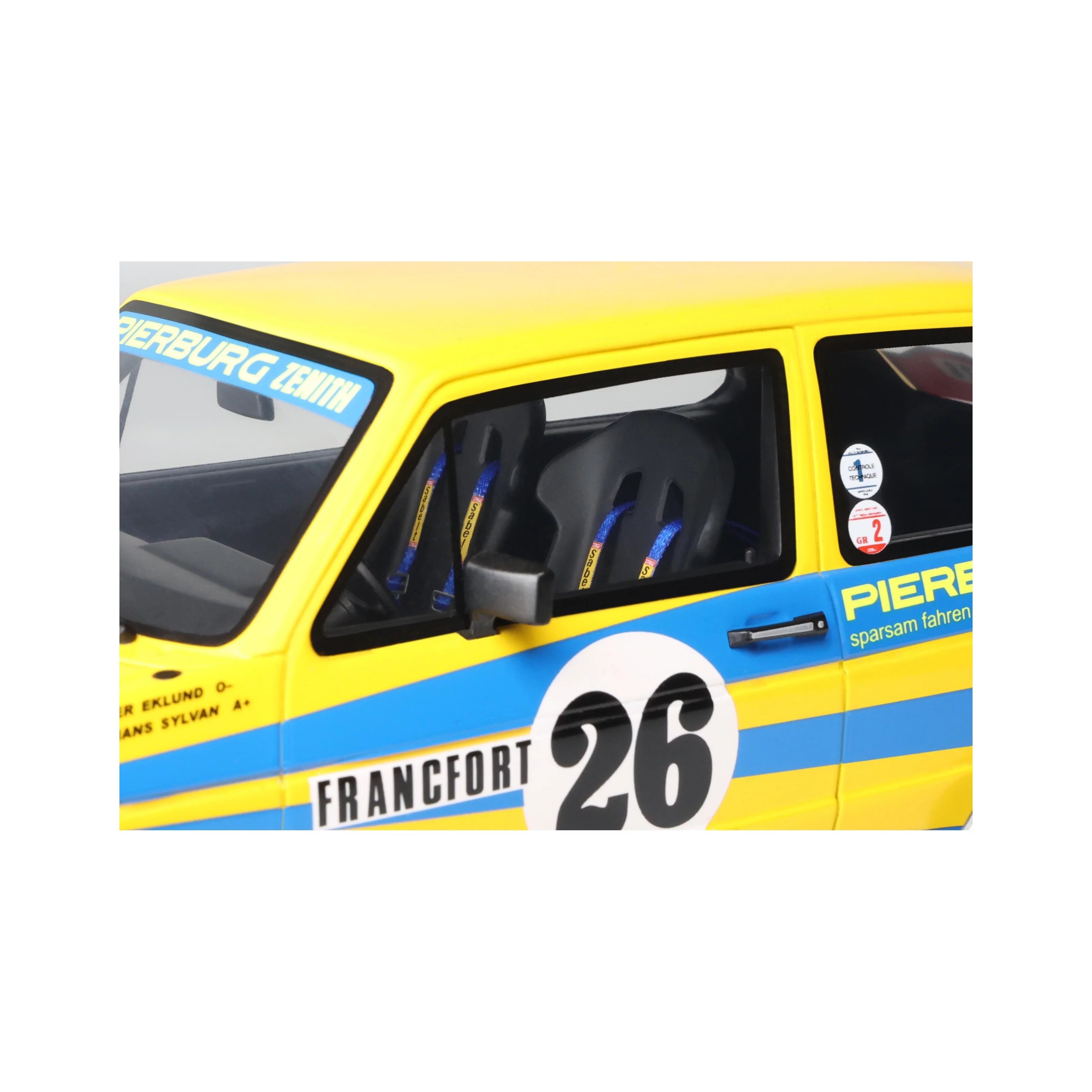OTTO 1:18 Scale Resin - VOLKSWAGEN GOLF GTI  MK1 GR.2 P. EKLUND MONTE CARLO 1980 - OT1162